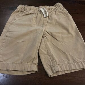Old Navy size S (6-7) khaki shorts and pair of navy blue cargo shorts size S (7)